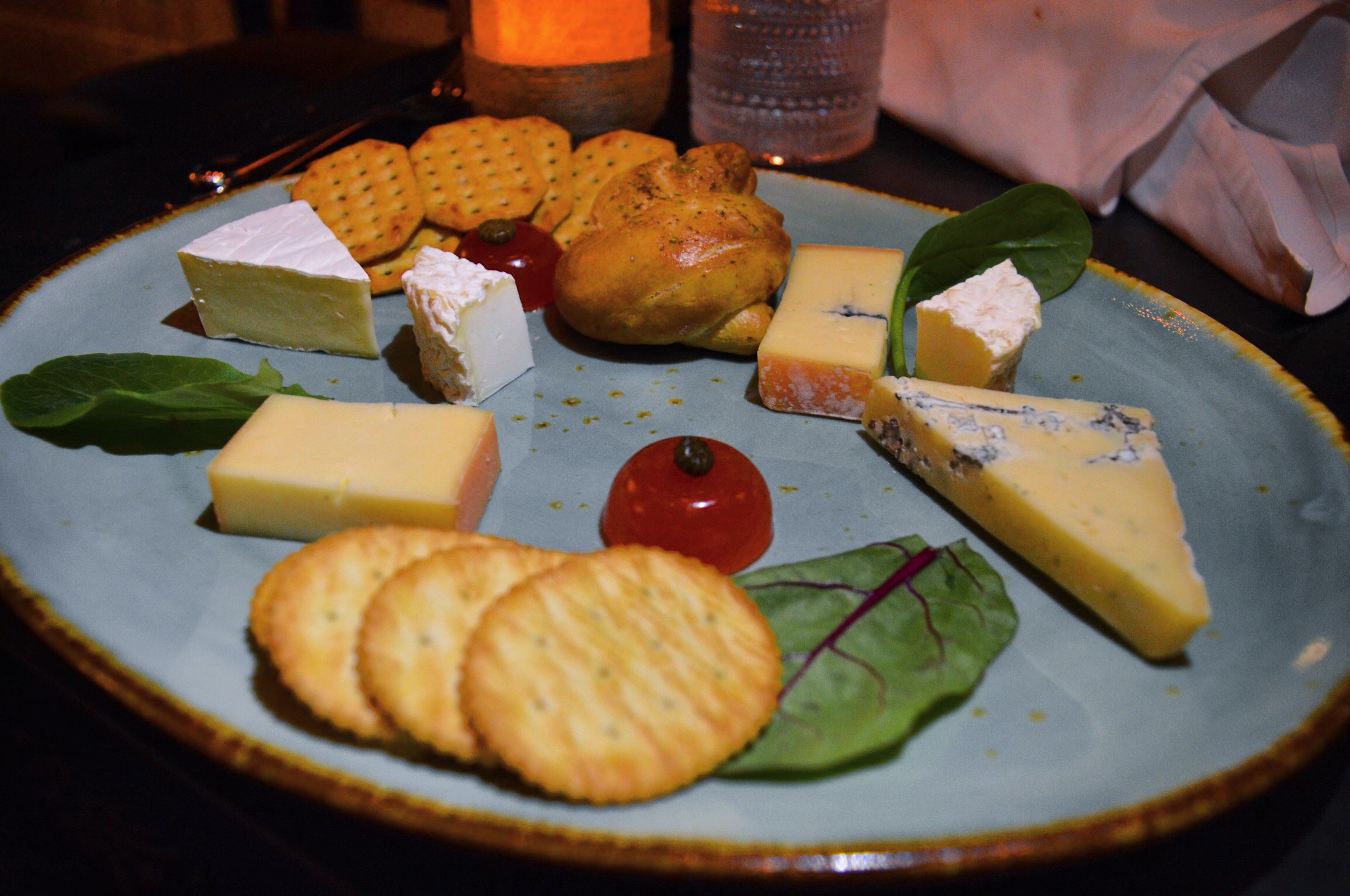 Manoir Richelieu - Cheese platter, dinner menu