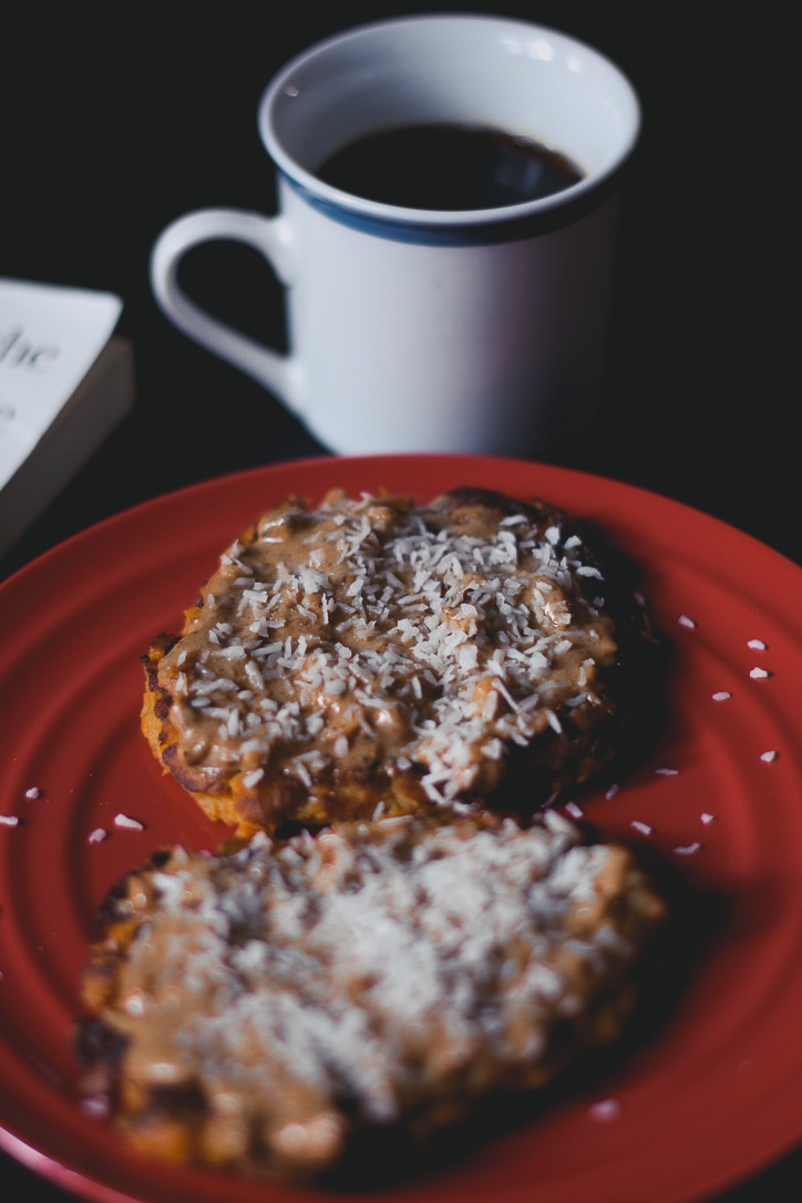 Healthy recipes for breakfast: sweet potato pancake
